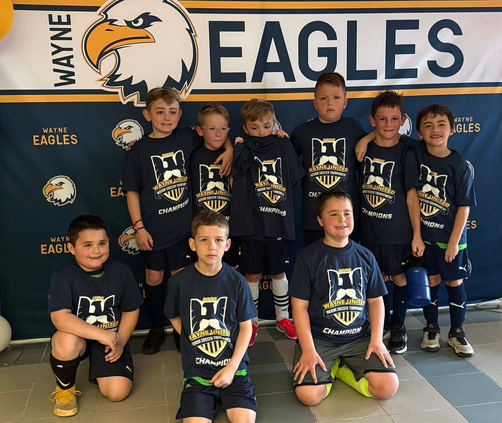 Indoor tournament action